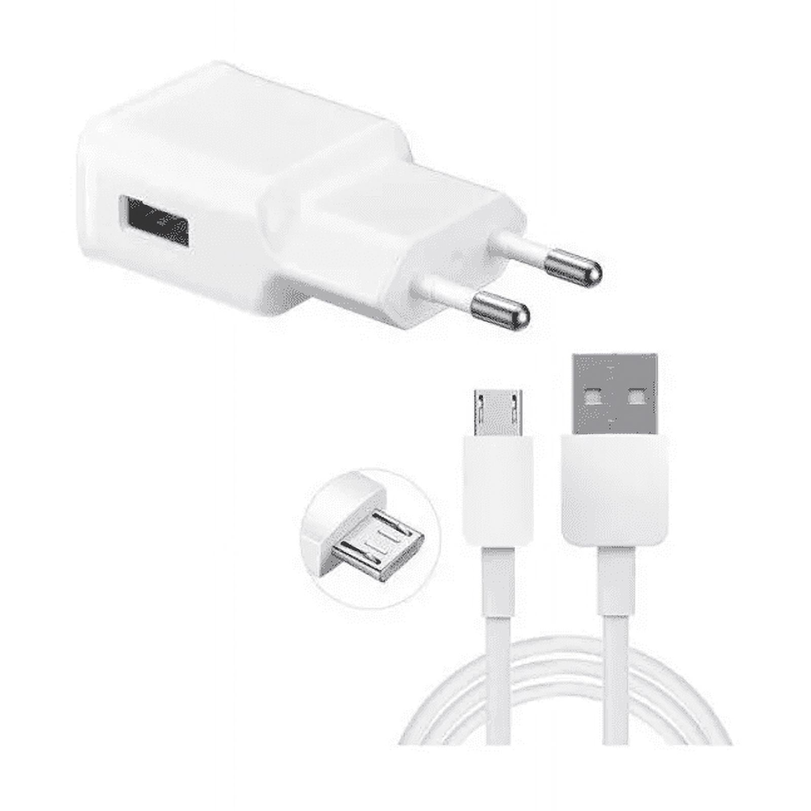 Genérico - Cargador Micro Usb 2.0 A Carga Normal Incluye Cable De 1m