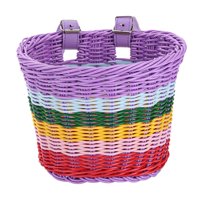 Ioensy - Cesta De Bicicleta Para Niños Con Cesta De Ciclismo Desmontable Para Niños Y Niñas En Bicicleta L 25Cmx19Cmx18Cm