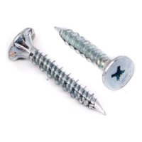 Metalfer - Tornillo Volcanita Zn Pta Fina De 6 X 1 5/8 (Bolsa 1.000 Un)