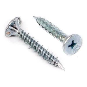 Metalfer - Tornillo Volcanita Zn Pta Fina De 6 X 1 5/8 (Bolsa 1.000 Un)