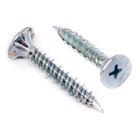 Metalfer - Tornillo Autoavellanante Fibrocemento 6X1.5/8 Pf. 1000 Pz
