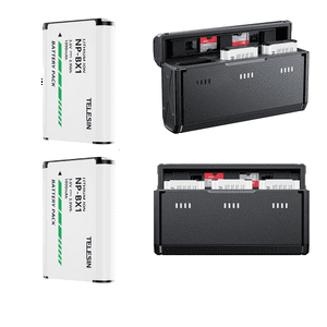 Cargador + 2 Baterías Np-Bx1 Para Camaras Sony - Telesin