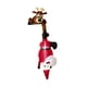thumbnail image 4 of Papá Noel inflable navideño con reno y adornos navideños con luces LED incorporadas, decoración divertida para exteriores, decoración navideña para el, 4 of 5