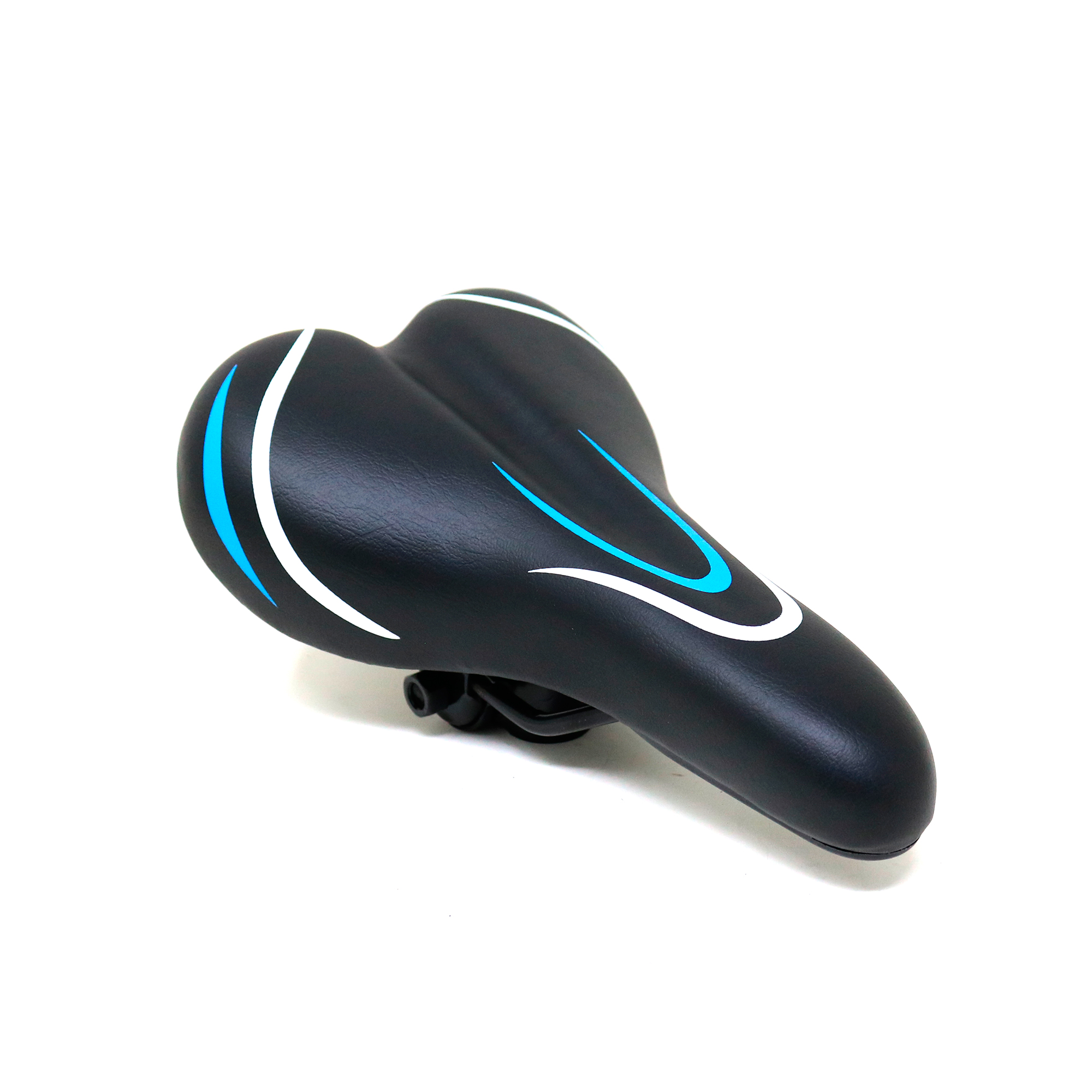 Asiento Radical Mountain Mtb Infantil P59 Negro Celeste