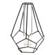 thumbnail image 1 of Arte Del Hierro Florero Marco De Metal Soporte Para Plantas Decoración Para El Hogar Estilo 2 Negro, 1 of 5