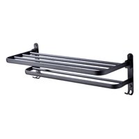 Bothyi - Toalleros Plegables Montados En La Pared Del Cuarto De Baño Aleación De Aluminio Moderna Del Estilo De Los 60Cm