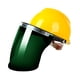 thumbnail image 4 of Campanas De Soldadura Lente De PC Soporte De Aluminio Gorra De Trabajo Sombrero Para Soldadura Pulido Mig Verde Oscuro, 4 of 5