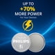 thumbnail image 3 of Pila Philips CR2025 de litio 3 V tipo botón, paquete de 5, 3 of 6