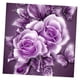 thumbnail image 1 of Pintura De Diamante 5D DIY, Imágenes De Rosas Con Taladro Completo, Decoración Del Hogar, Color Morado Y Rojo, 1 of 5