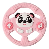 Genérico - Set 5 Mordedores Rasca Encias Forma Anillo Diseño Panda Lau