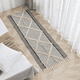 thumbnail image 1 of Alfmobra Pasillera Baja De Cama Kilim Tejida Con Flecos Boho Estampada 180x60cm, 1 of 3