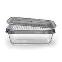 Pasabahce - Tupper Rectangular Vidrio 800 Cc