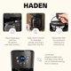 thumbnail image 3 of Cafetera HADEN de 12 Tazas Programable Negra/Peltre, 3 of 9