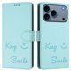 thumbnail image 1 of Funda Cartera para iPhone 17 Pro con Bloqueo RFID, Cierre Magnético y Ranuras Tarjetas Verde, 1 of 6