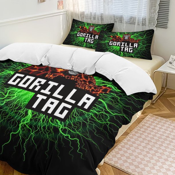 Game Gorilla Tag 3-Piece Bedding Set Soft Warm And Comfortable Bed Set