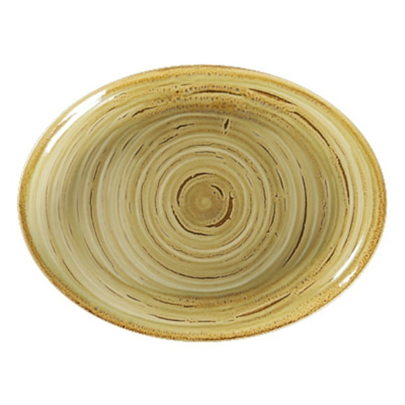 Set De 6 Plato Ovalado Porcelana Garnet 21Cm Spot Rak