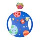 thumbnail image 1 of Paddle Catch Balls Game Juego De Interacción Entre Padres E Hijos Animal Para La Familia Azul, 1 of 5