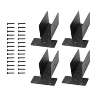 Magideal - Soporte De Pérgola De Metal, Accesorios De Arquitectura, Juego De Pérgola De Carpintería, Resistente, Para Cenadores De Pérgolas De Patio De Madera