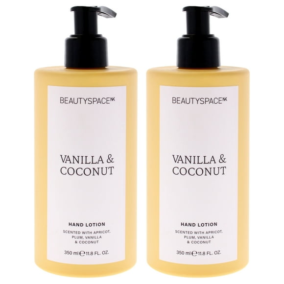 Loción Para Manos Beauty Space Vainilla y Coco Pack de 2
