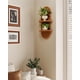 thumbnail image 4 of Estantería de pared Bamworld Boho Brown de 2 niveles para el baño del hogar, 4 of 6