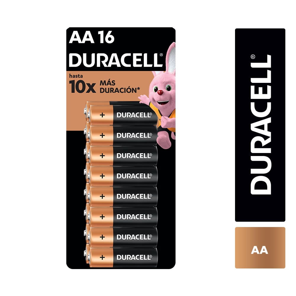 Duracell - Pilas Alcalinas Aa X 16