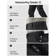 thumbnail image 4 of Pantalones FREE SOLDIER Modelo Negro 36W x 30L Resistentes al Agua, 4 of 7
