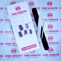One Minute - Uñas Gel Semicuradas Diseño 136