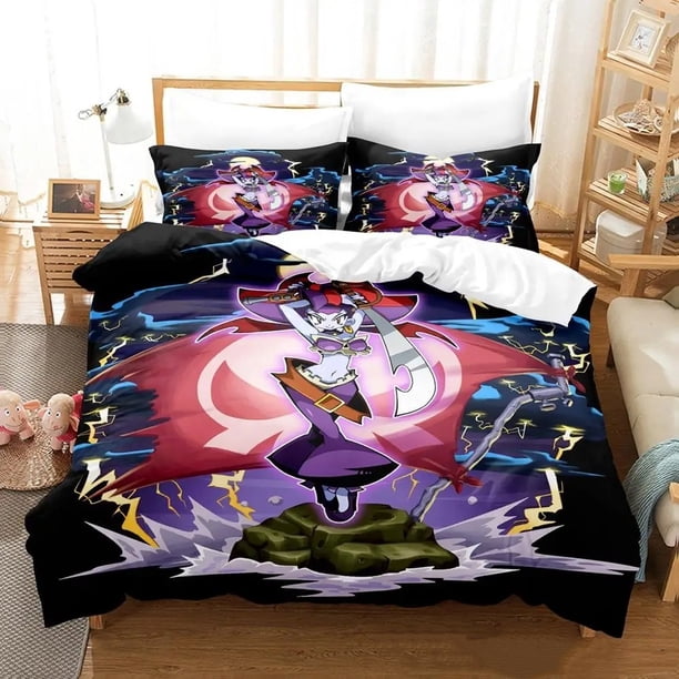Shantae Half-Genie Hero Bedding Set Bed Set Adult Kid Bedroom Duvetcover SetsGame