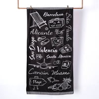 Mashini - Toalla De Playa Deportiva Bolso 80X160 Ciudad