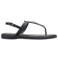 Sandalia De Mujer De Color Negro Casual Chalada Buckel-4