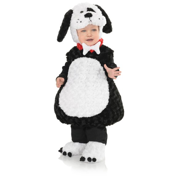 Disfraz Underwraps Belly Babies Puppy negro para niños