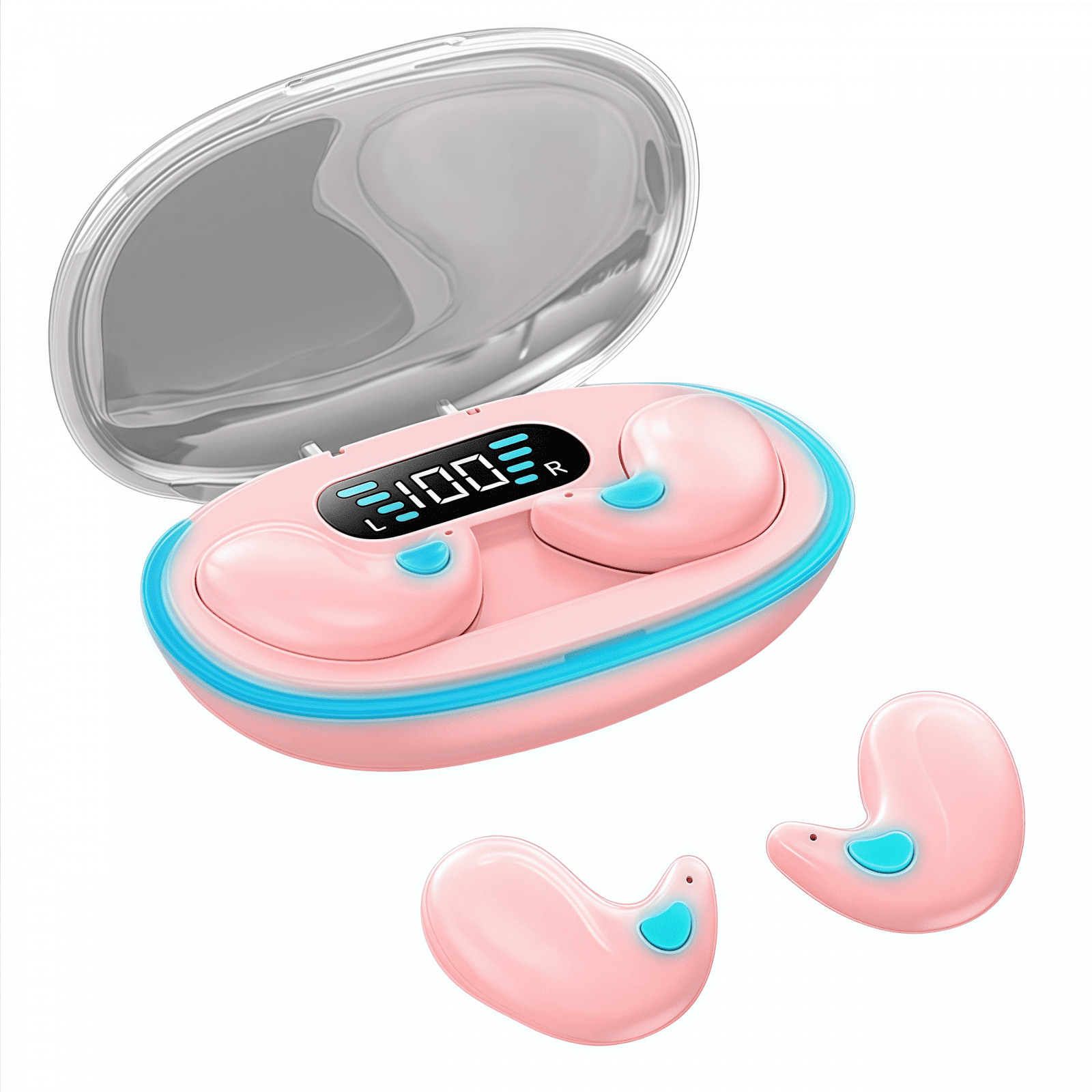 Aaronmei Auriculares Bluetooth Tws X55 Naranja