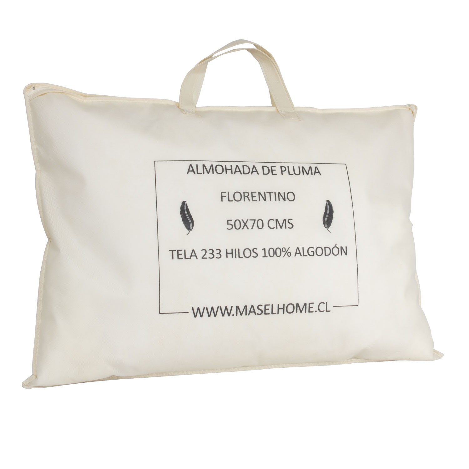Masel - Almohada Pluma Natural 50 X70