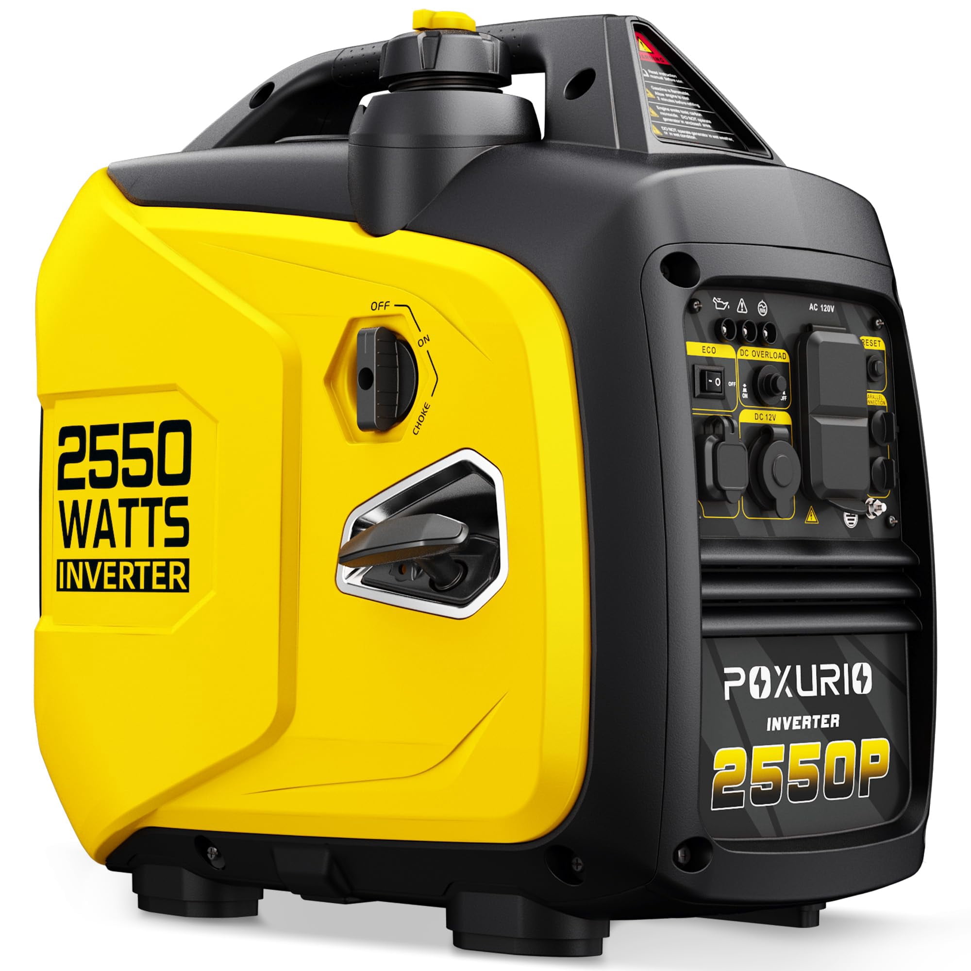 Generador Portátil Poxurio De 2550 W, Tanque De Combustible De 4 L, Gasolina, 120 V