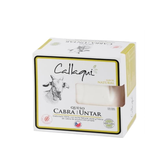 Queso de Cabra Trozo Para Untar Sabor Natural, 150 g