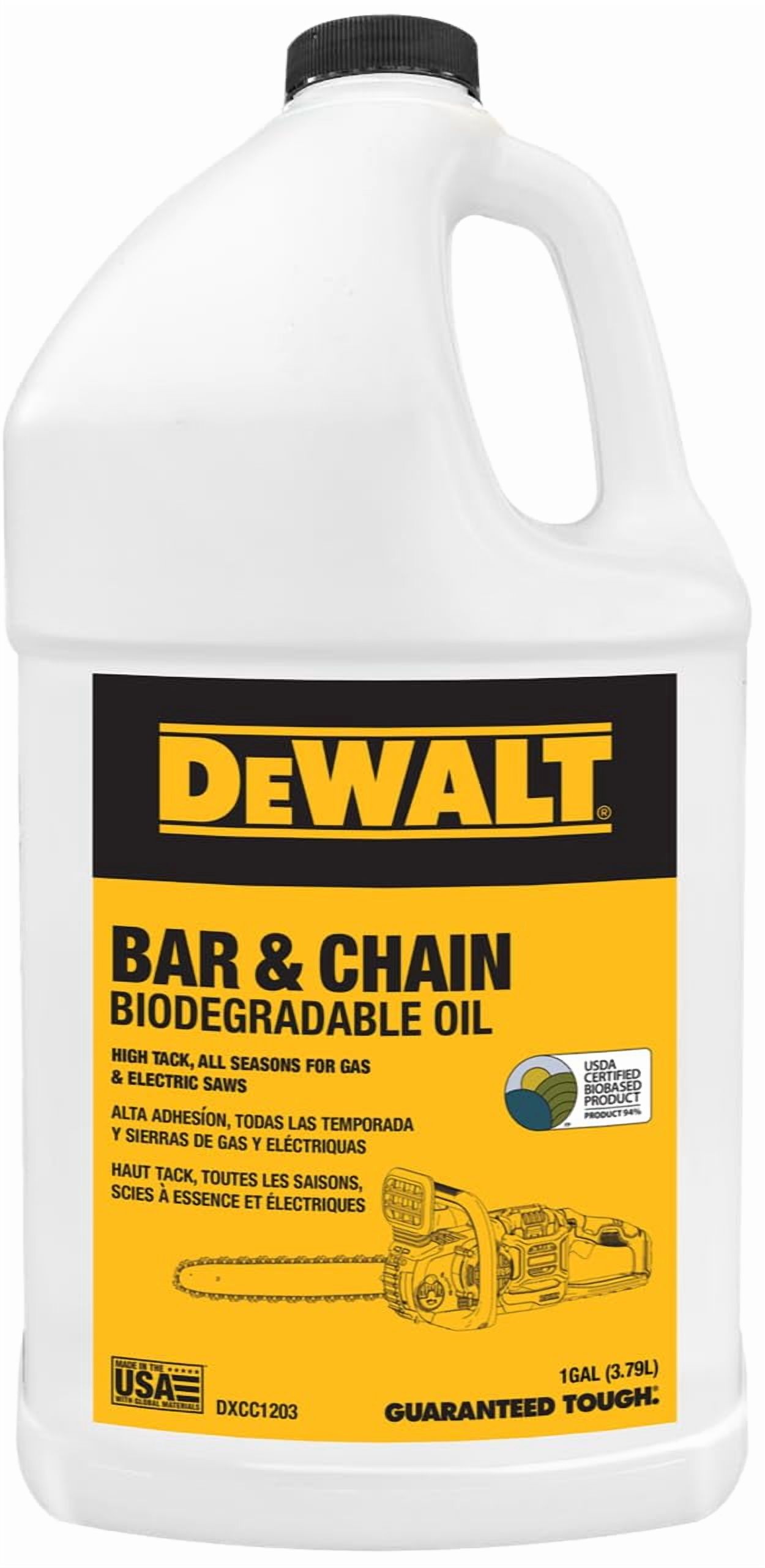 Aceite Dewalt Para Motosierra Biodegradable 3.78 L