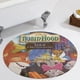 thumbnail image 5 of Robin Hood Alfombra Redonda de Felpa Coral, Antideslizante, No Desprende Pelusas, Lavable y Duradera para Salón, Dormitorio y Habitación de Niños 60cm, 5 of 6