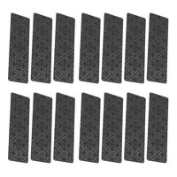 Bothyi - Paquete De 14 Peldaños De Escalera De Alfombra De 8 X 30 Pulgadas, Sin Cinta Antideslizante Para Ancianos, Mascotas, Niños, Gris