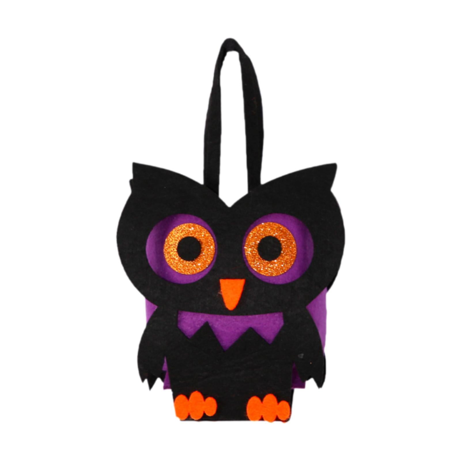 Gazechimp - Bolsa De Dulces De Halloween, Bolsa De Tela No Tejida Para Decoración De Halloween, Para Gabinete De Entrada