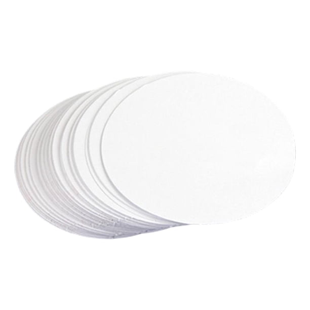 100 Piezas De Insignia De Botón, Tarjeta En Blanco Redonda De Papel En Blanco Para Hacer Insignias De Botón, 37mm