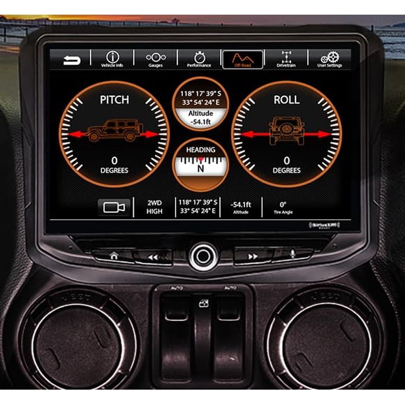 Radio estéreo para coche Stinger HEIGH10 10.1" Jeep Wrangler JK