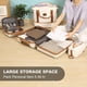 thumbnail image 4 of Set De Equipaje K1871 4 Piezas Carry On Hardside Color Crema Y Blanco, 4 of 8