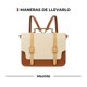 thumbnail image 3 of Maletín y Mochila Unisex CHARLIE para 14" - Marrón, 3 of 3