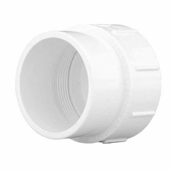 Adaptador Cleanout Charlotte Pipe Schedule 40, PVC, 4 pulgadas, 1 paquete