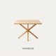 thumbnail image 5 of Mesa Comedor Argo Rectangular 160cm Venhoouse Natural, 5 of 8