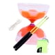 thumbnail image 3 of Juego de diábolo chino de triple rodamiento, portátil, con palos y bolsa de cuerda, para hacer malabares, para niños. Naranja, 3 of 5
