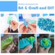 thumbnail image 4 of PartyWoo Papel Crepé 4 uds 100 m Azul Claro y Azul Cielo, 4 of 6
