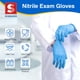 thumbnail image 2 of Guantes desechables Schneider Nitrile Exam L, caja de 100 unidades, azul, 2 of 7