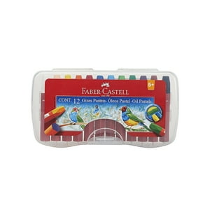 Faber Castell - Lápiz Pastel Escolar Graso 12 Colores