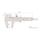 thumbnail image 3 of Calibrador Vernier Mitutoyo 530-122 0-600 mm 0.02 mm Acero Inoxidable, 3 of 4